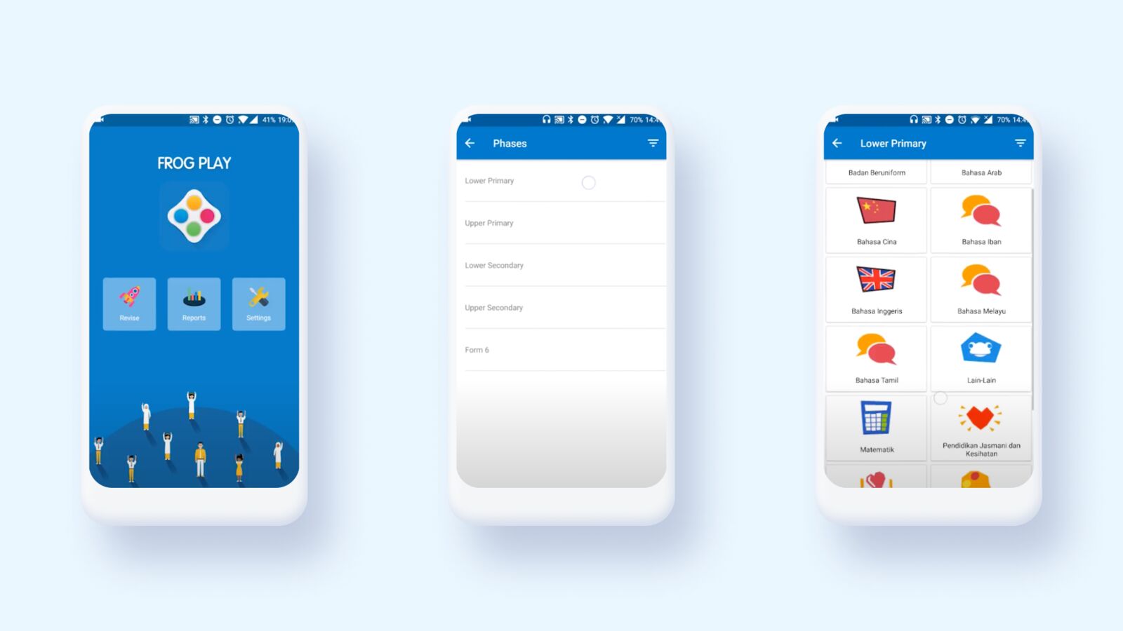 Legacy app: home, topics and subjects