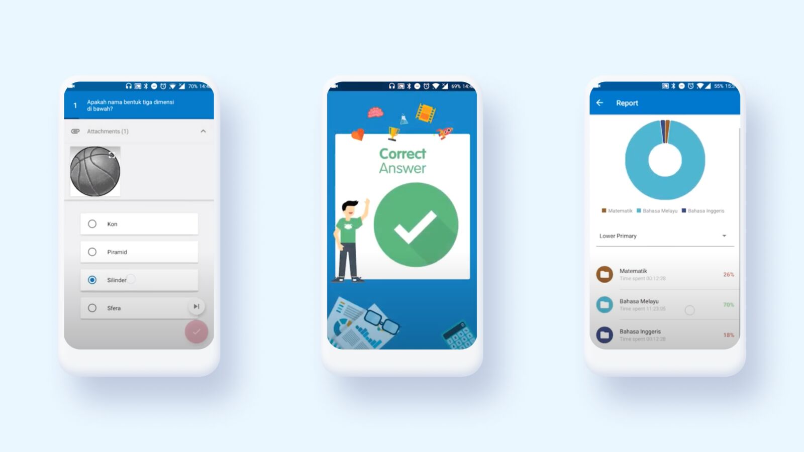 Legacy app: answers and reports